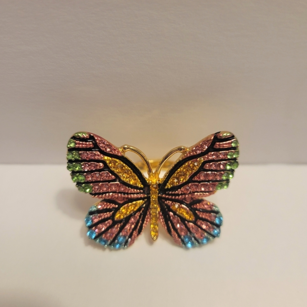 Statement Butterfly Ring - image 3